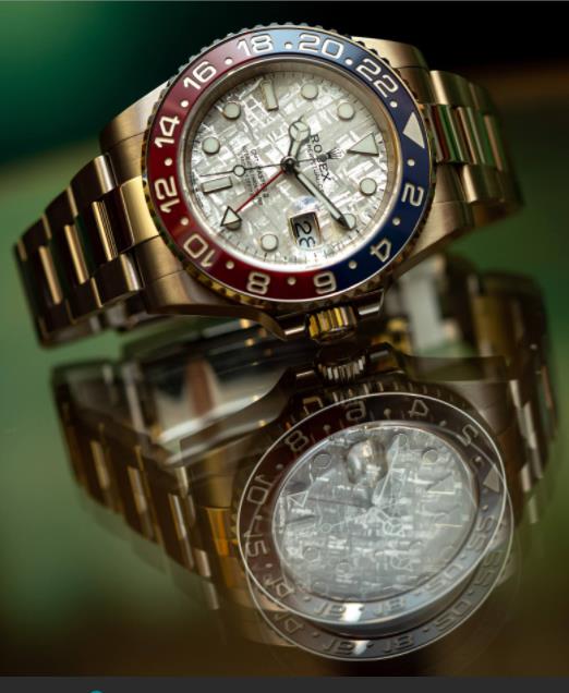 The luxury fake watches are made from 18ct white gold.