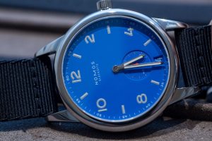 Nomos Club Replica Watches With Blue Dials